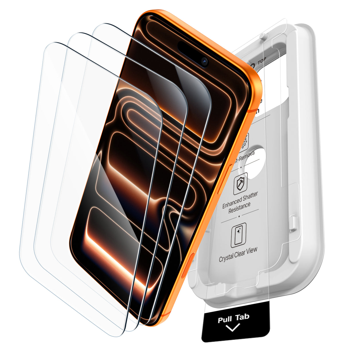PandaShield 2-Pack for iPhone 12 / Pro / Pro Max / Mini Anti-Reflective Tempered Glass Screen Protector