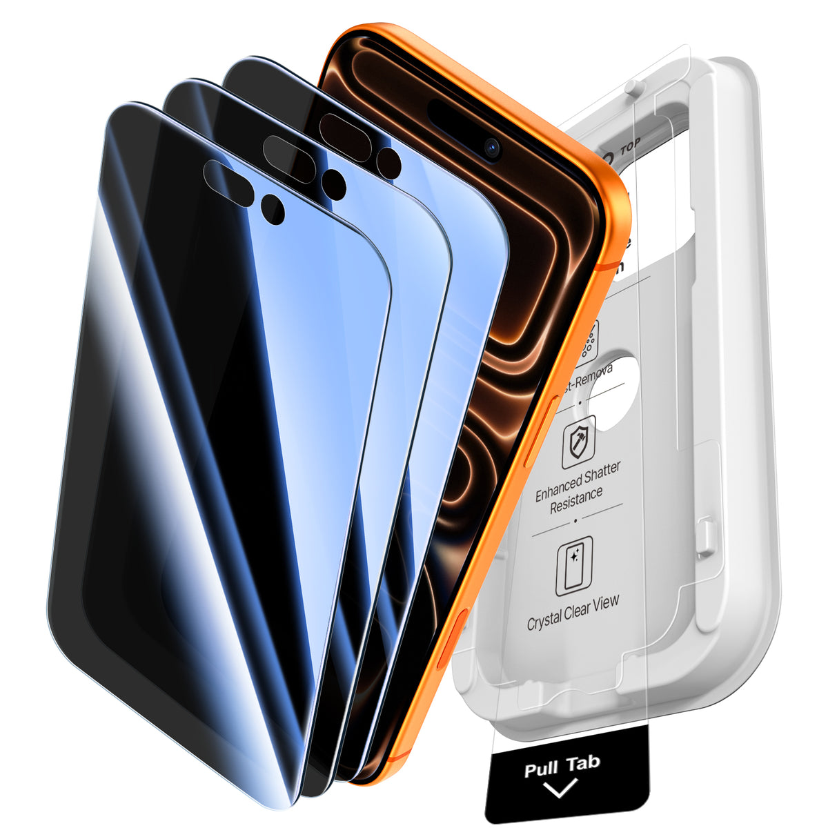 PandaShield 2-Pack for Samsung S26/S26 Ultra Privacy Tempered Glass Screen Protector