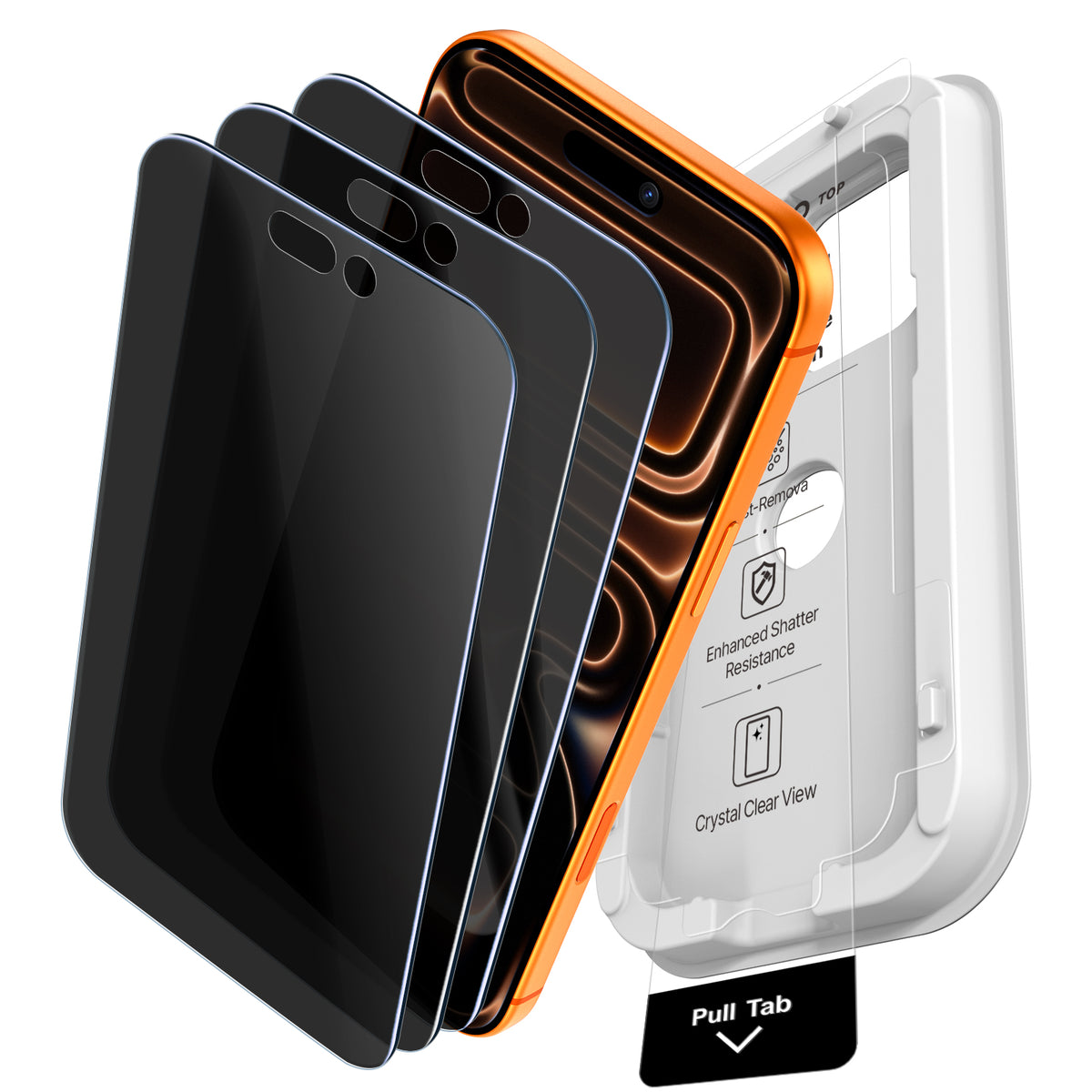 PandaShield 2-Pack for Samsung S26/S26 Ultra Matte Privacy Tempered Glass Screen Protector